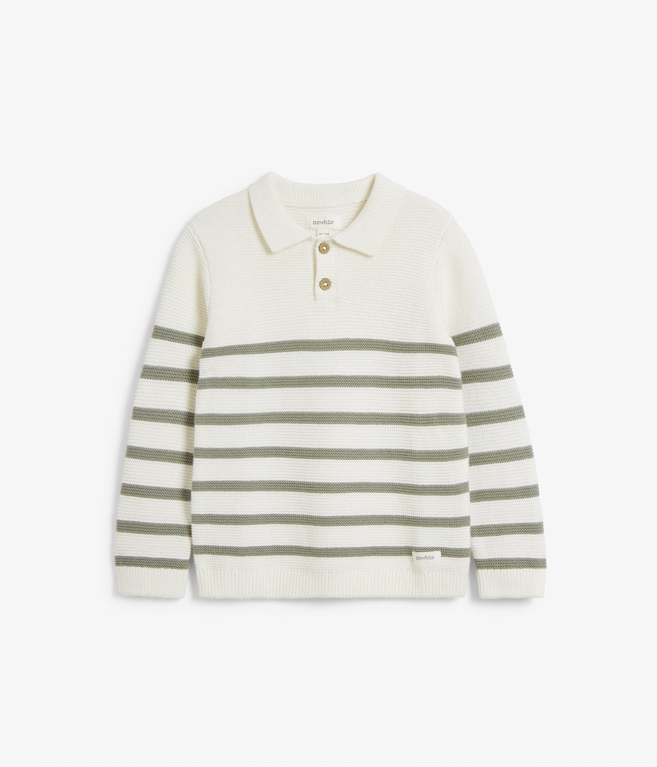 Striped knitted sweater - Off-white - 5