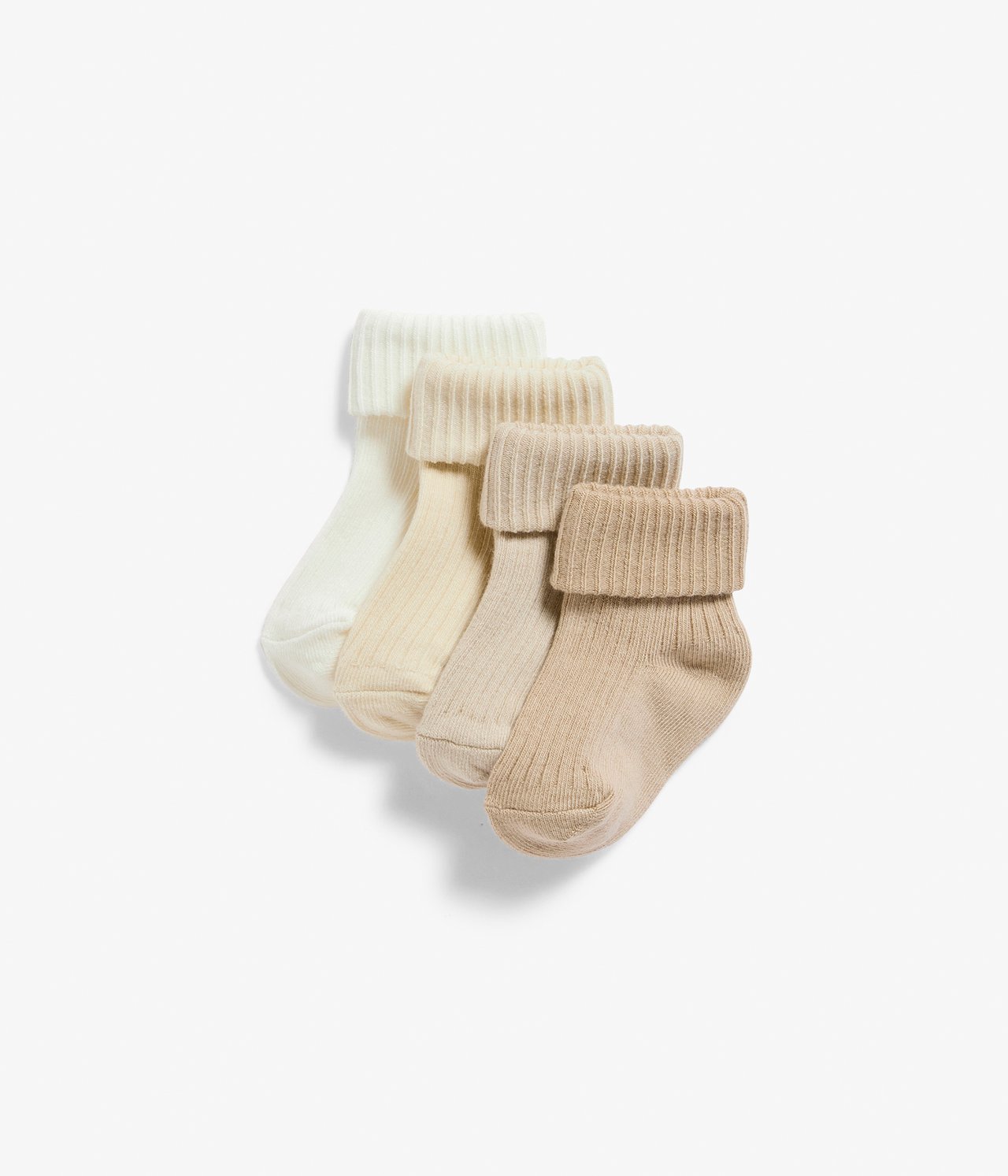 Socks 4pk - Light beige - 1
