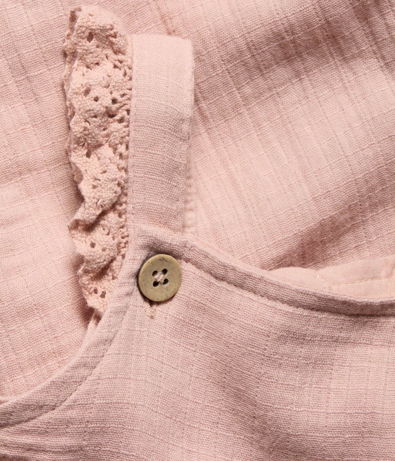 Crepe suspender pants - Pink - 3