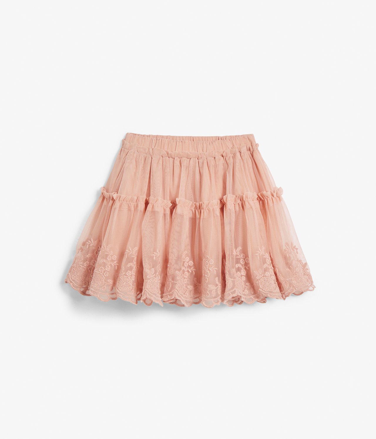 Pink mesh skirt - Pink - 8