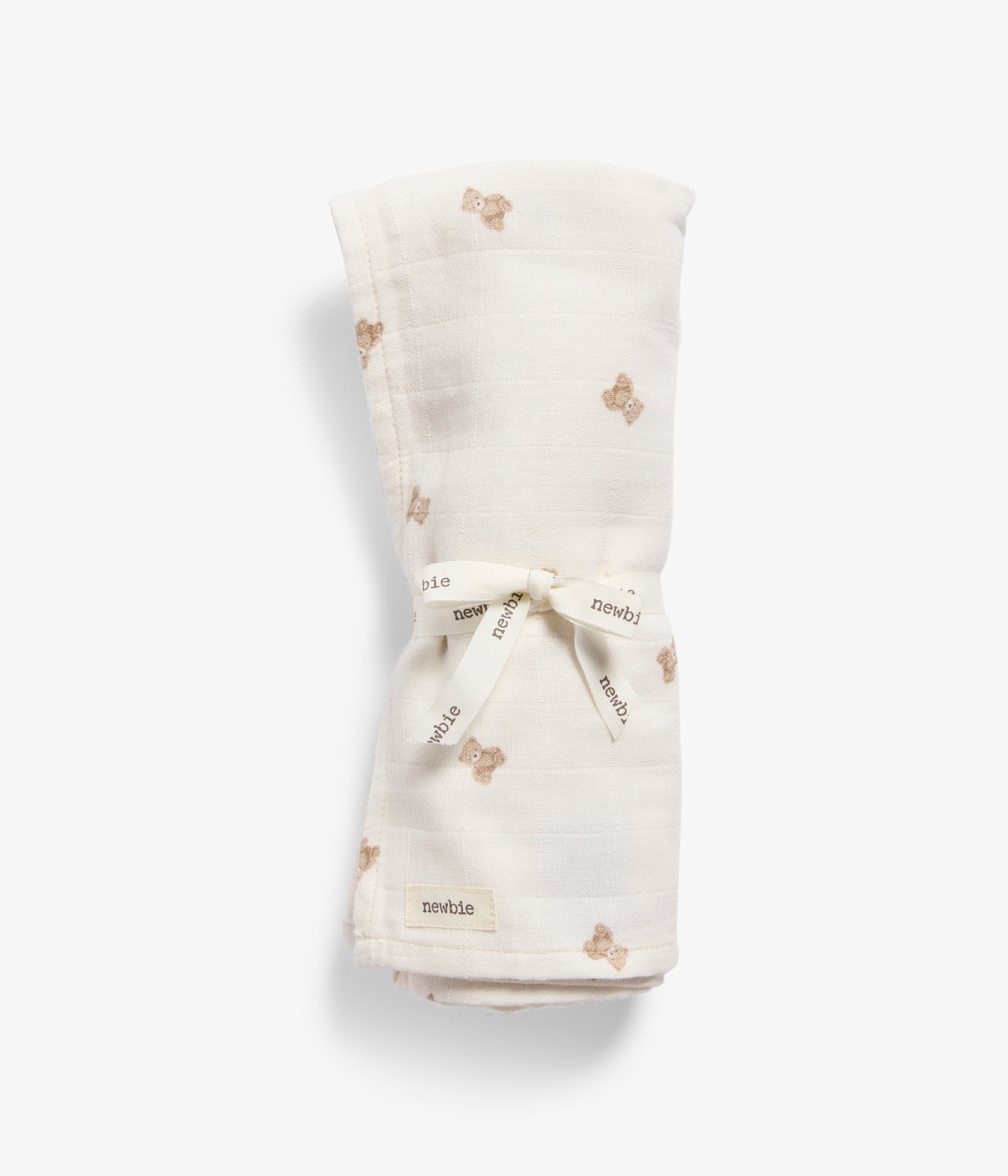 Patterned muslin blanket - Light beige - 2