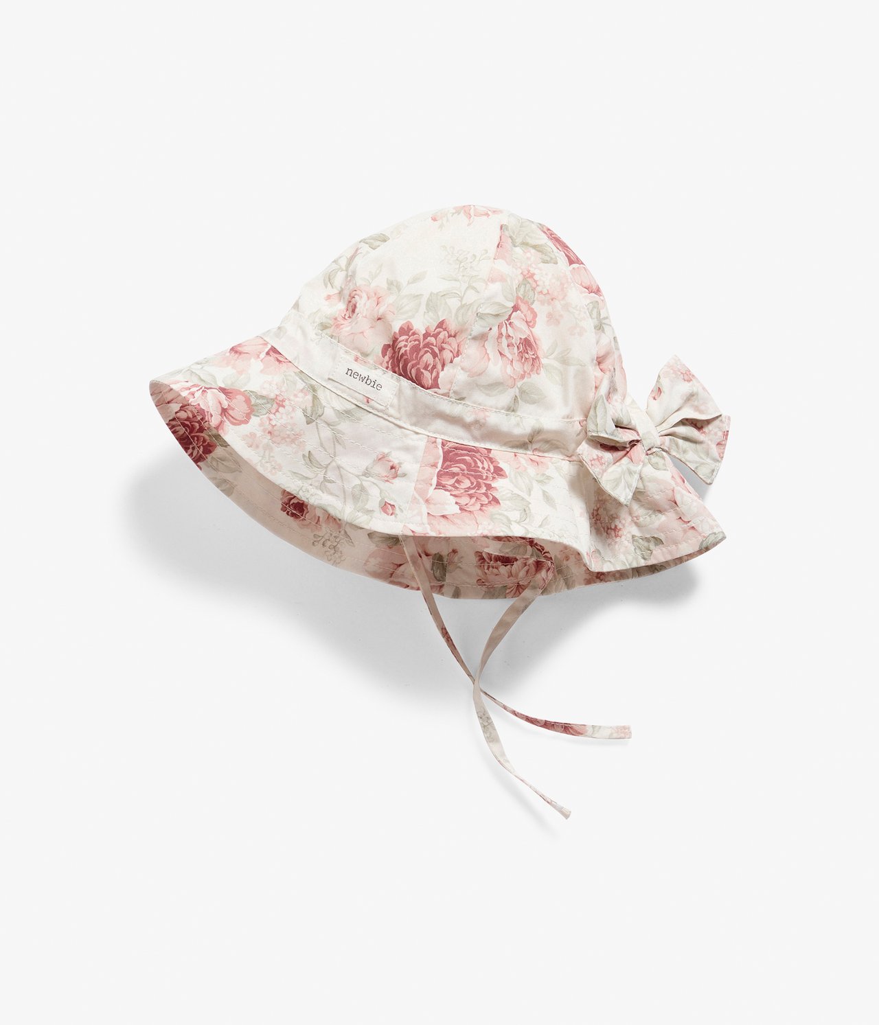Floral sun hat - Off-white - 1