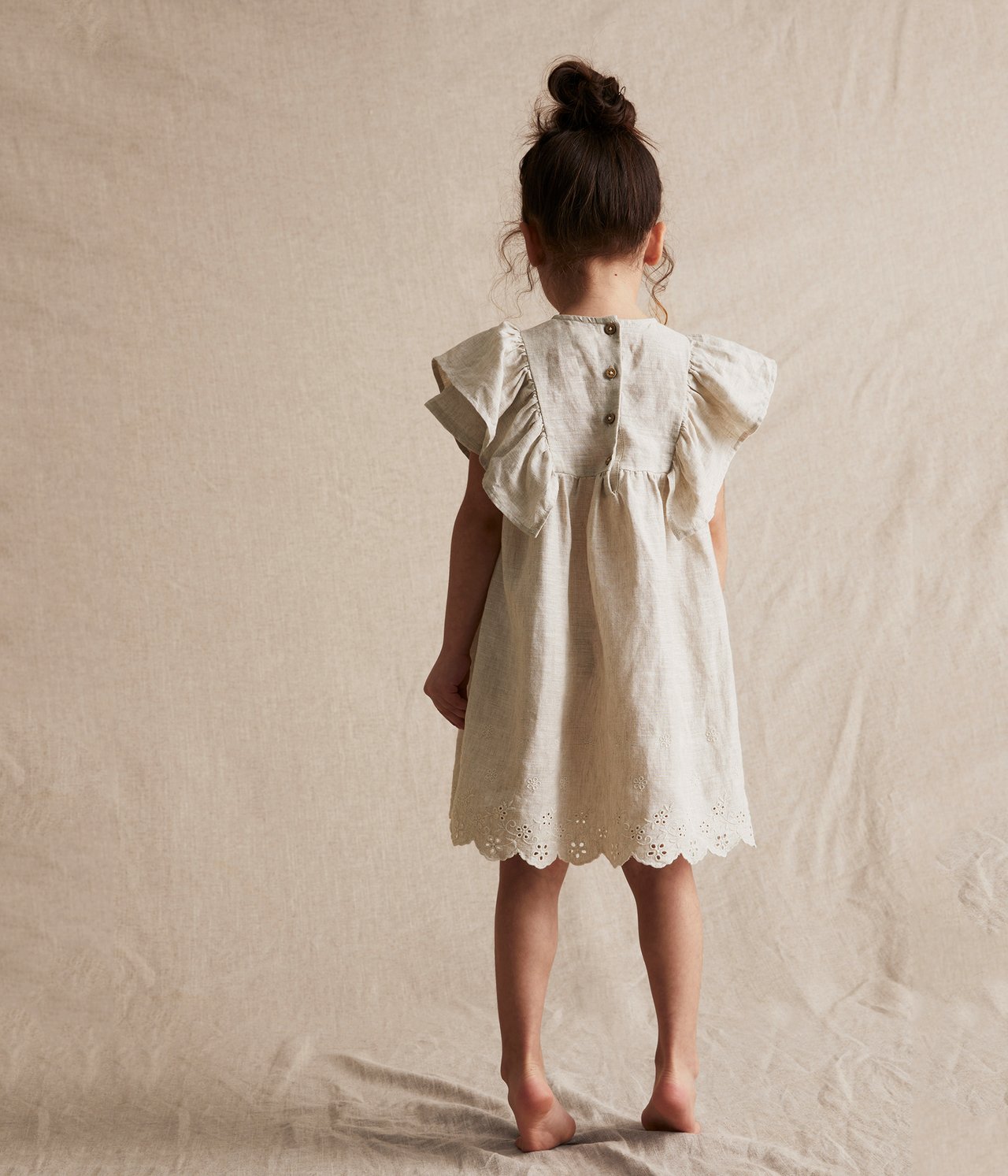 Linen dress - Light beige - 6