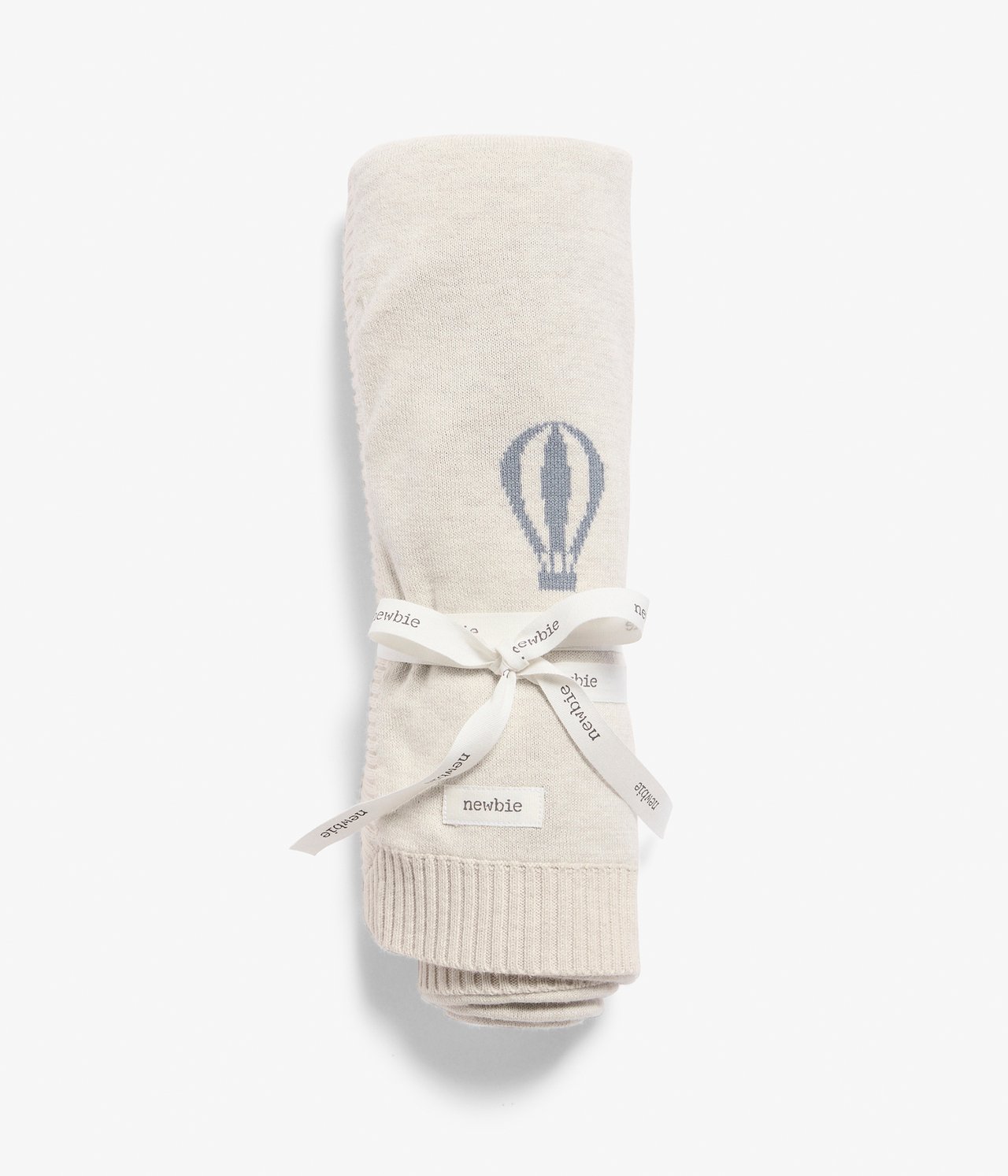 Hot air balloon reversible blanket - Beige mélange - 2