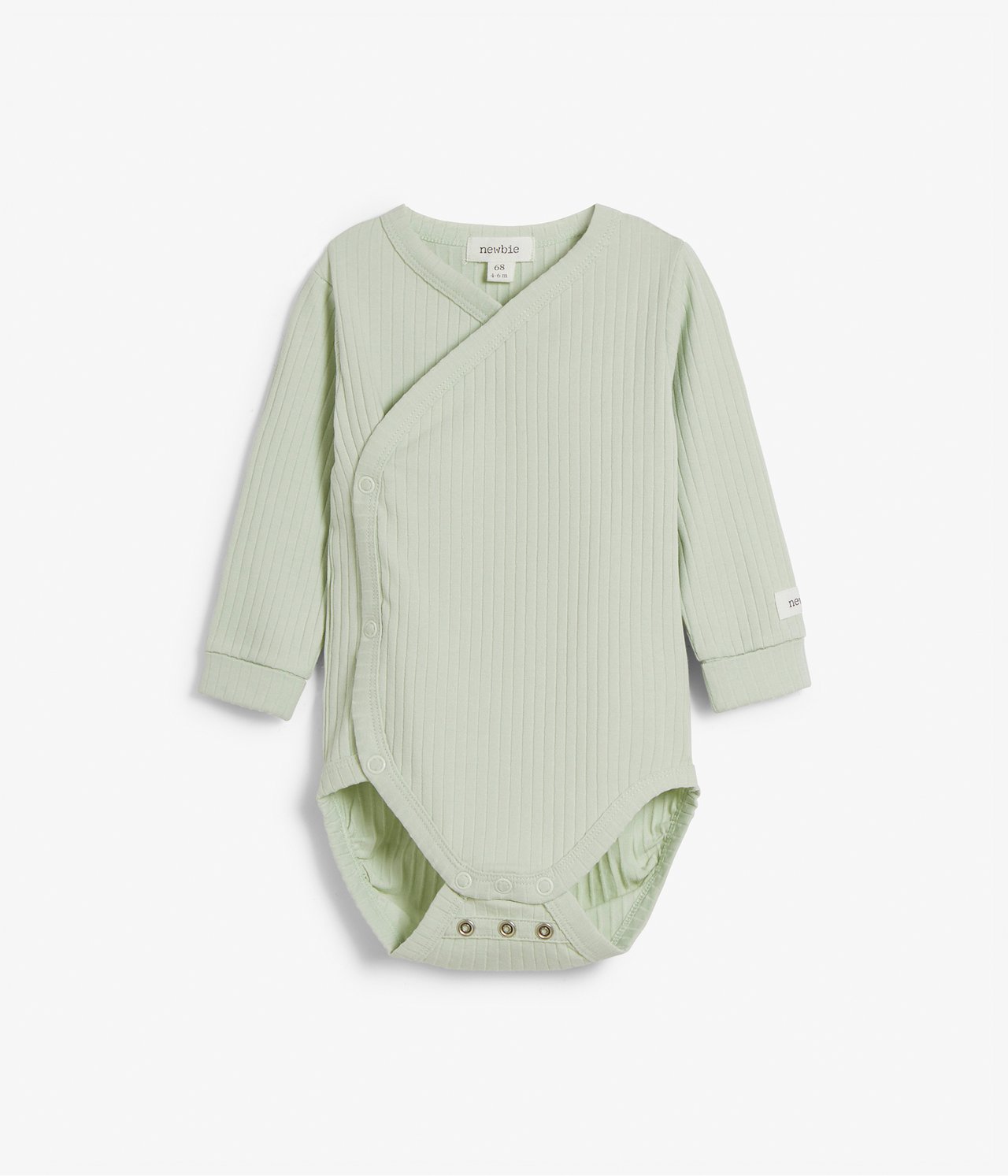 Green ribbed bodysuit - Light green - 2
