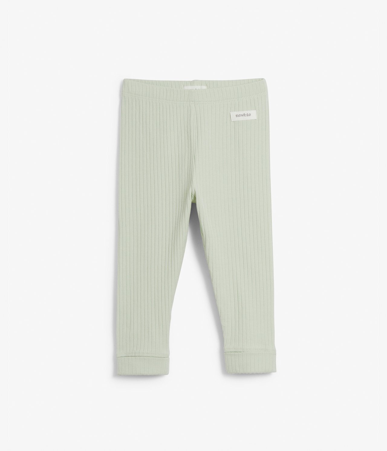 Gerippte Leggings in Grün - Hellgrün - 2