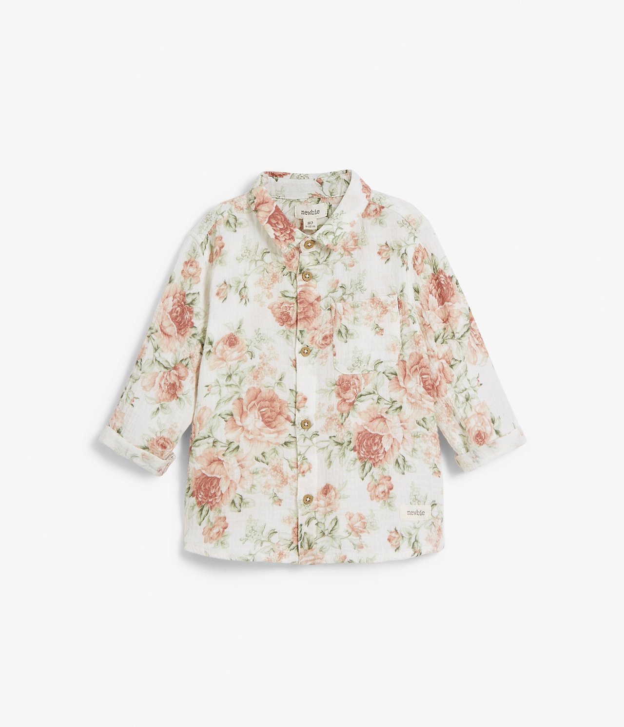 Spring rose shirt - Off-white - 1