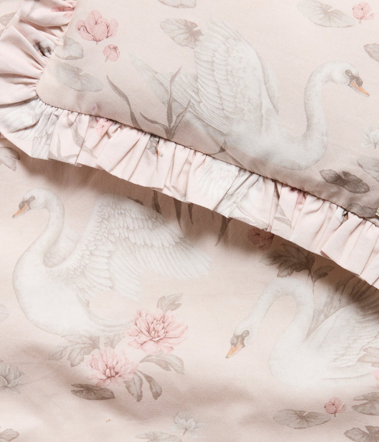 Swan lake doll bedding set