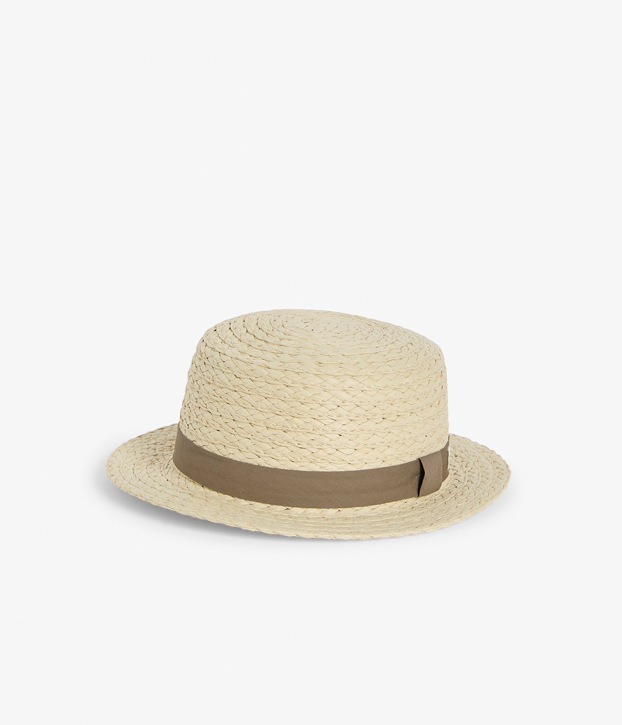 Straw boater hat