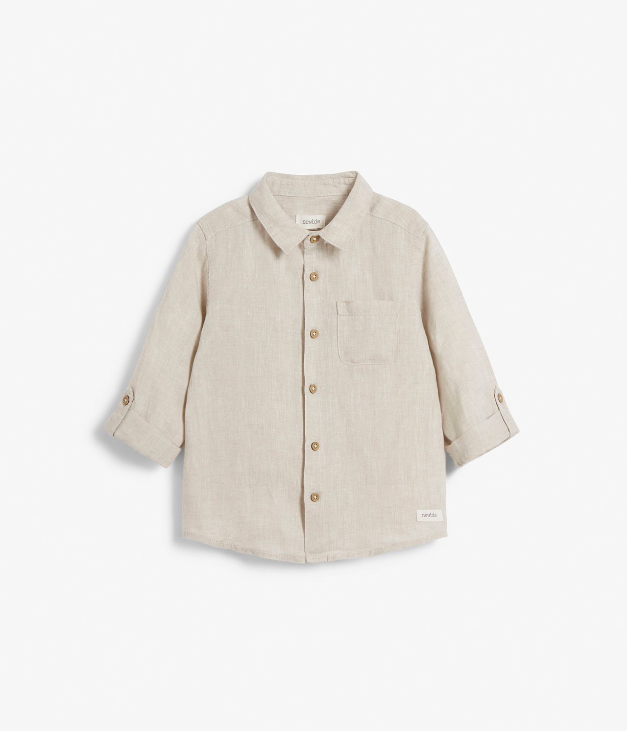 Hemd aus Leinen - Hellbeige - 5