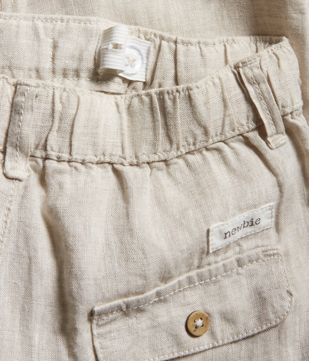 Hose aus Leinen - Hellbeige - 5