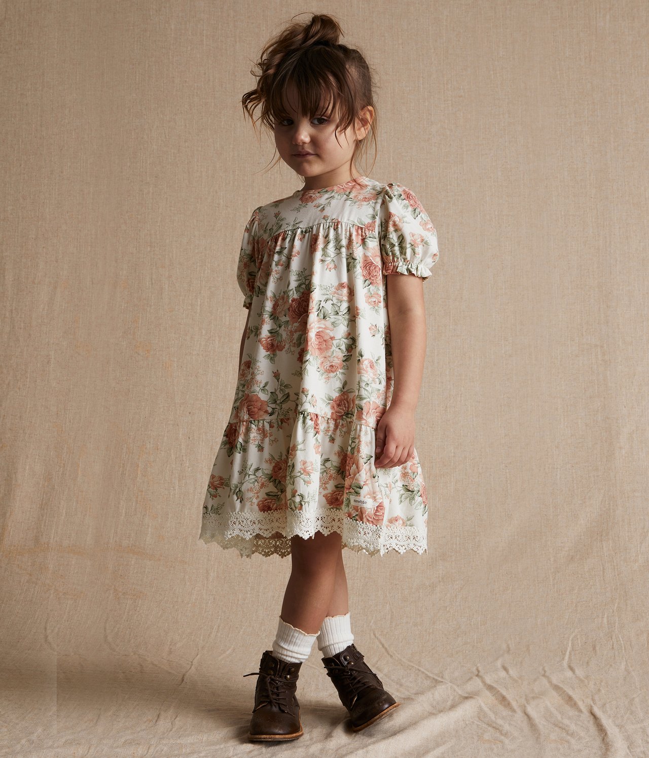 Spring rose dress - Off-white - 2
