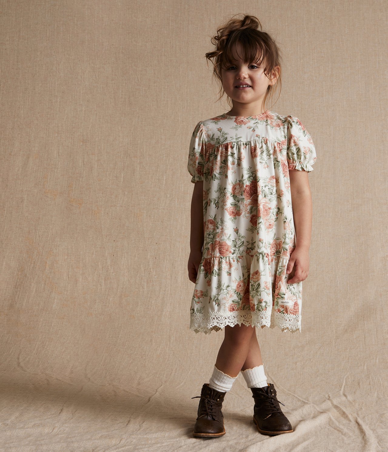 Spring rose dress - Off-white - 1
