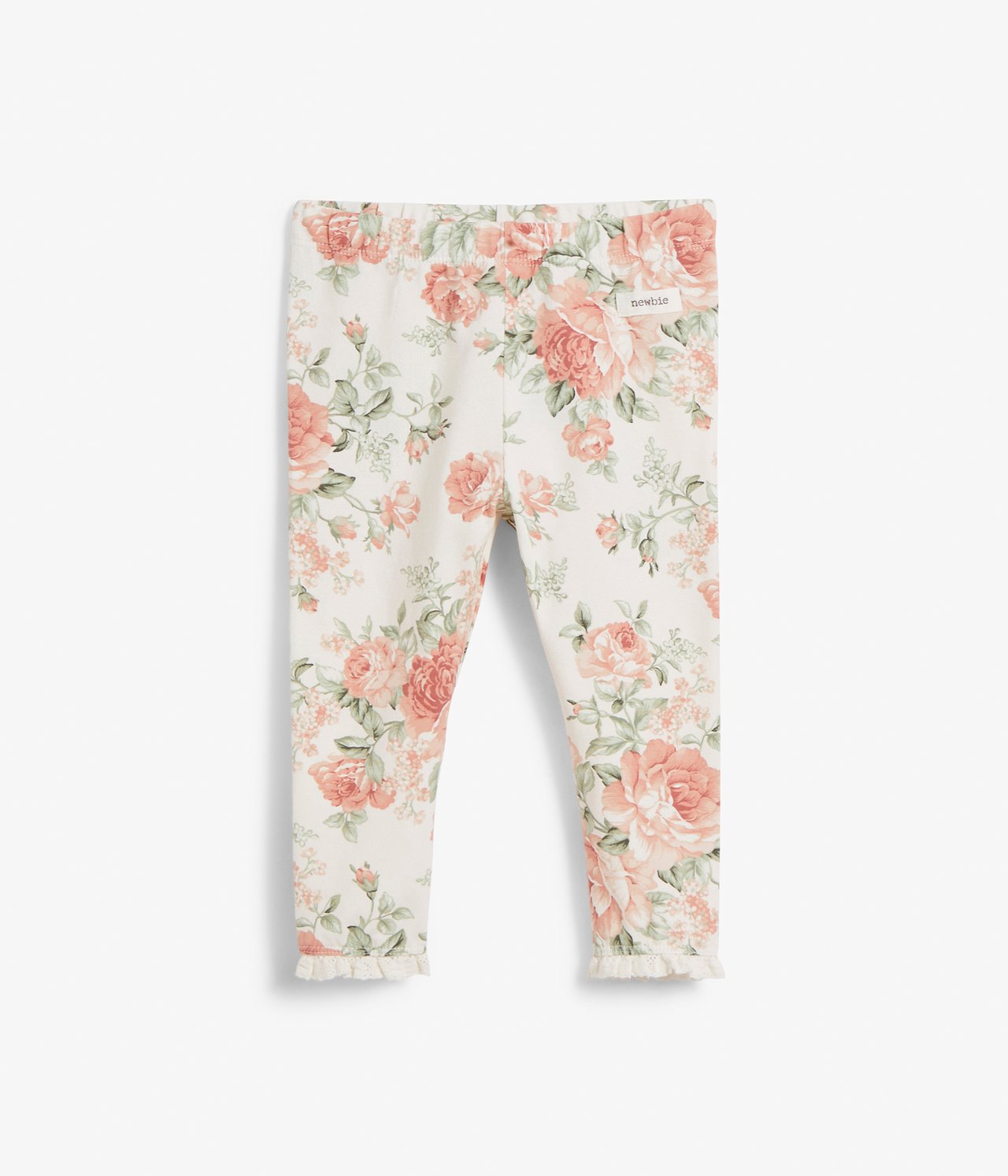Spring rose leggings - Off-white - 2