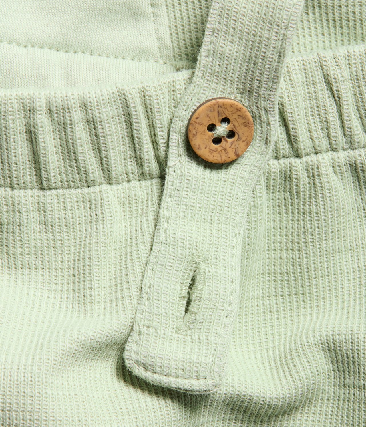 Green suspender pants - Green - 4