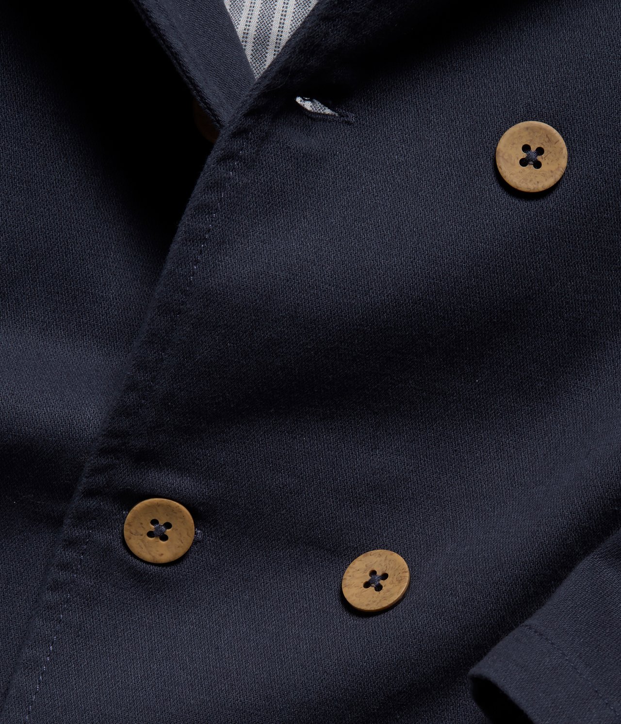 Blue double-breasted peacoat - Dark blue - 6