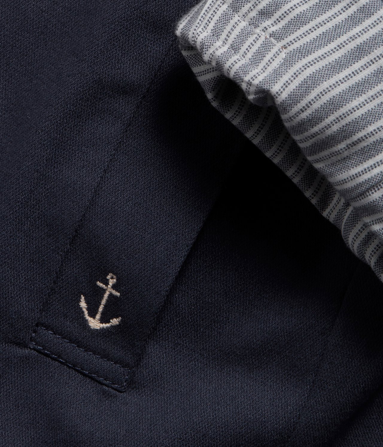 Blue double-breasted peacoat - Dark blue - 7