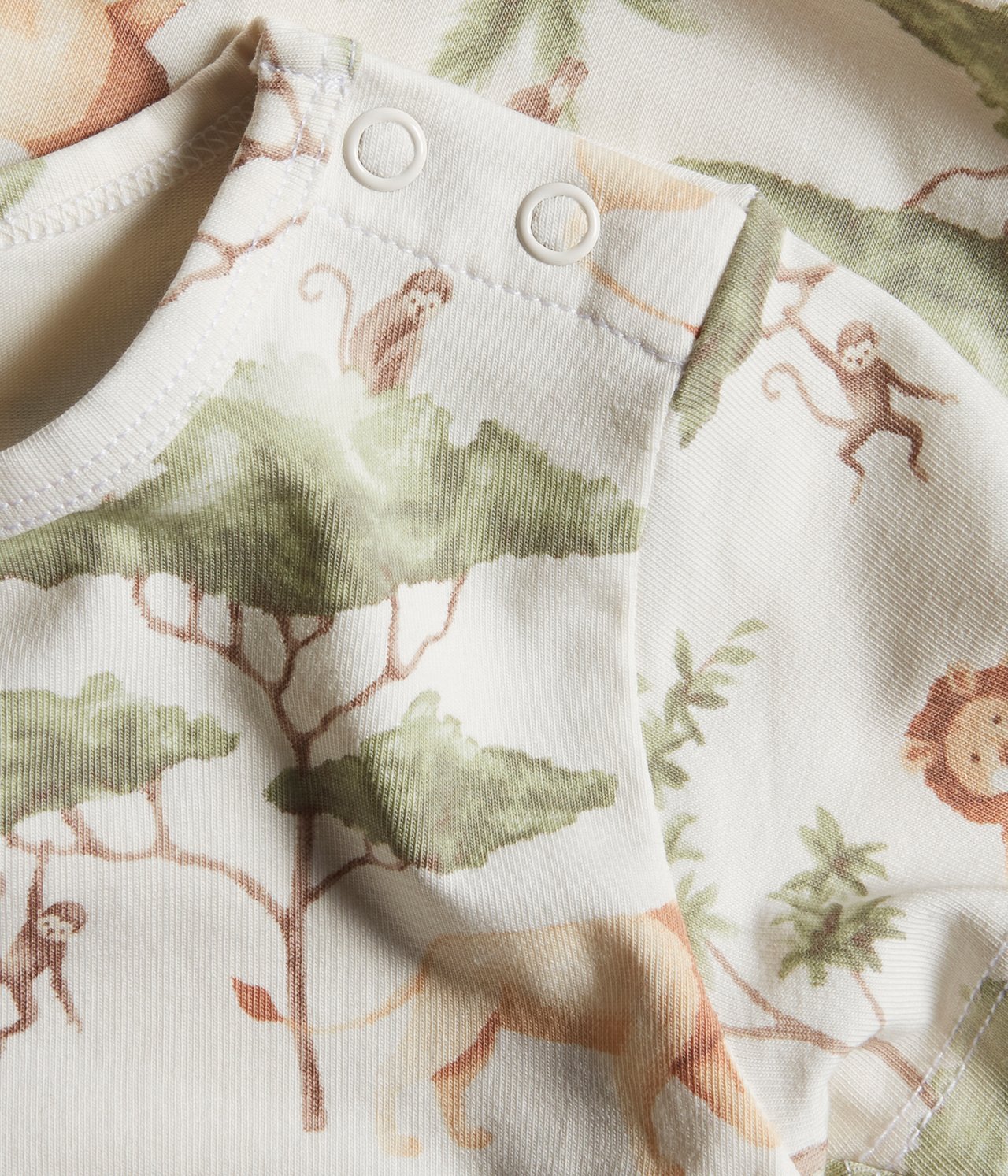 Lion safari bodysuit - Off-white - 1