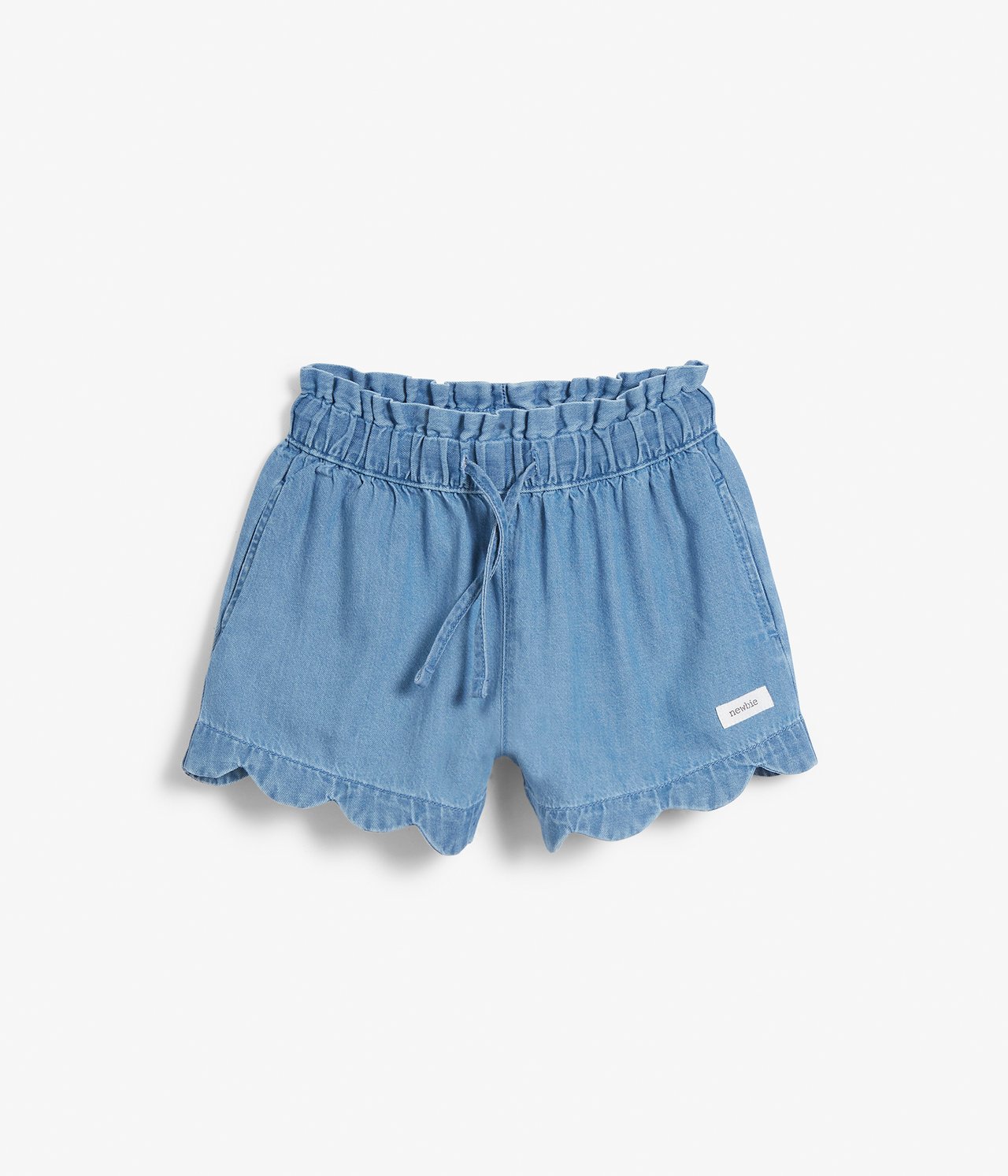Shorts aus Chambray - Hellblauer Denim - 2