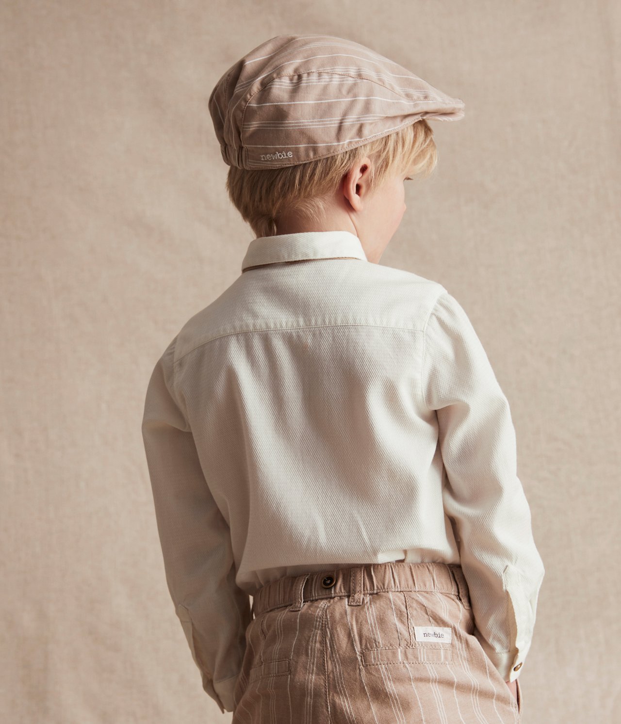 Party shirt with bow - Off-white - 7