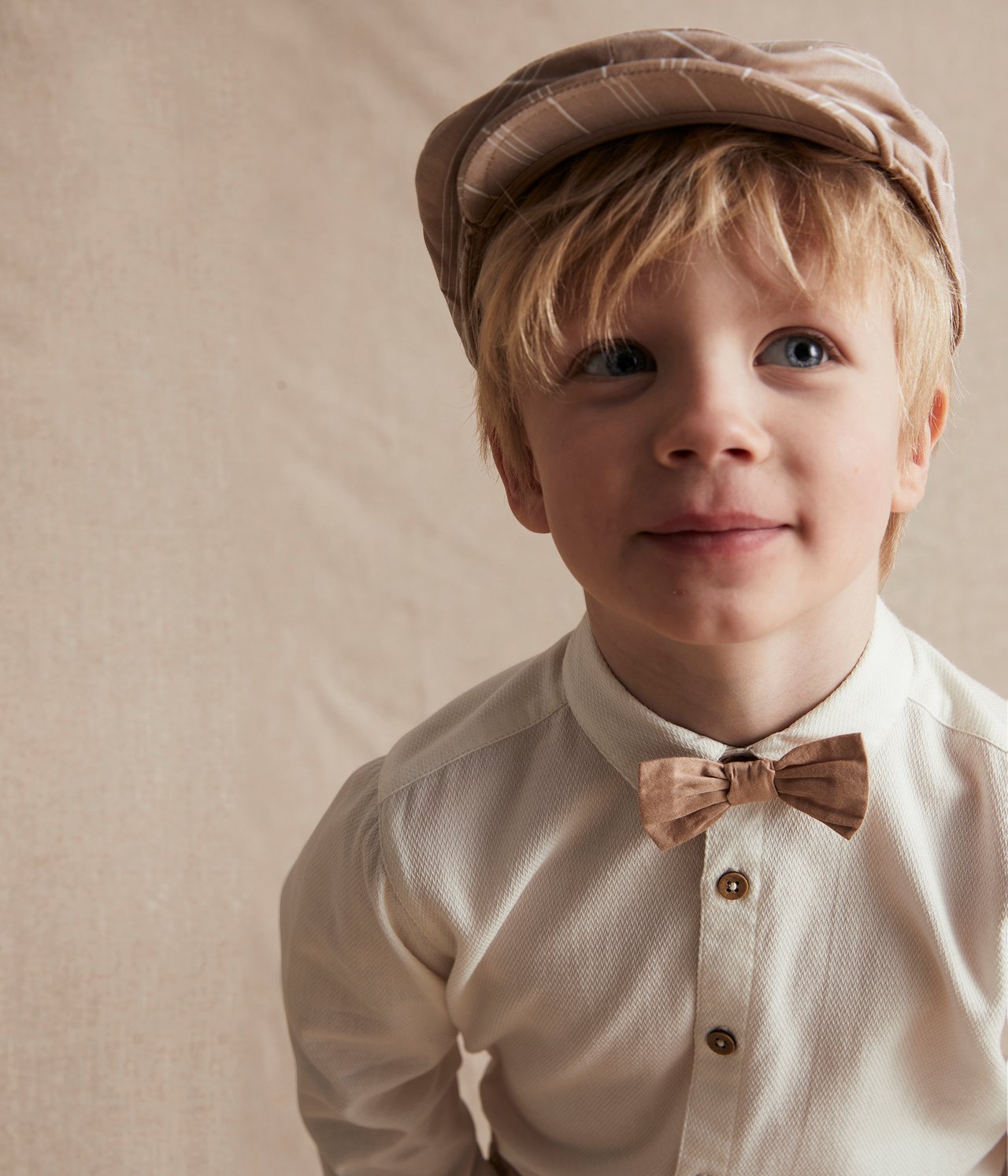Party shirt with bow - Off-white - 6