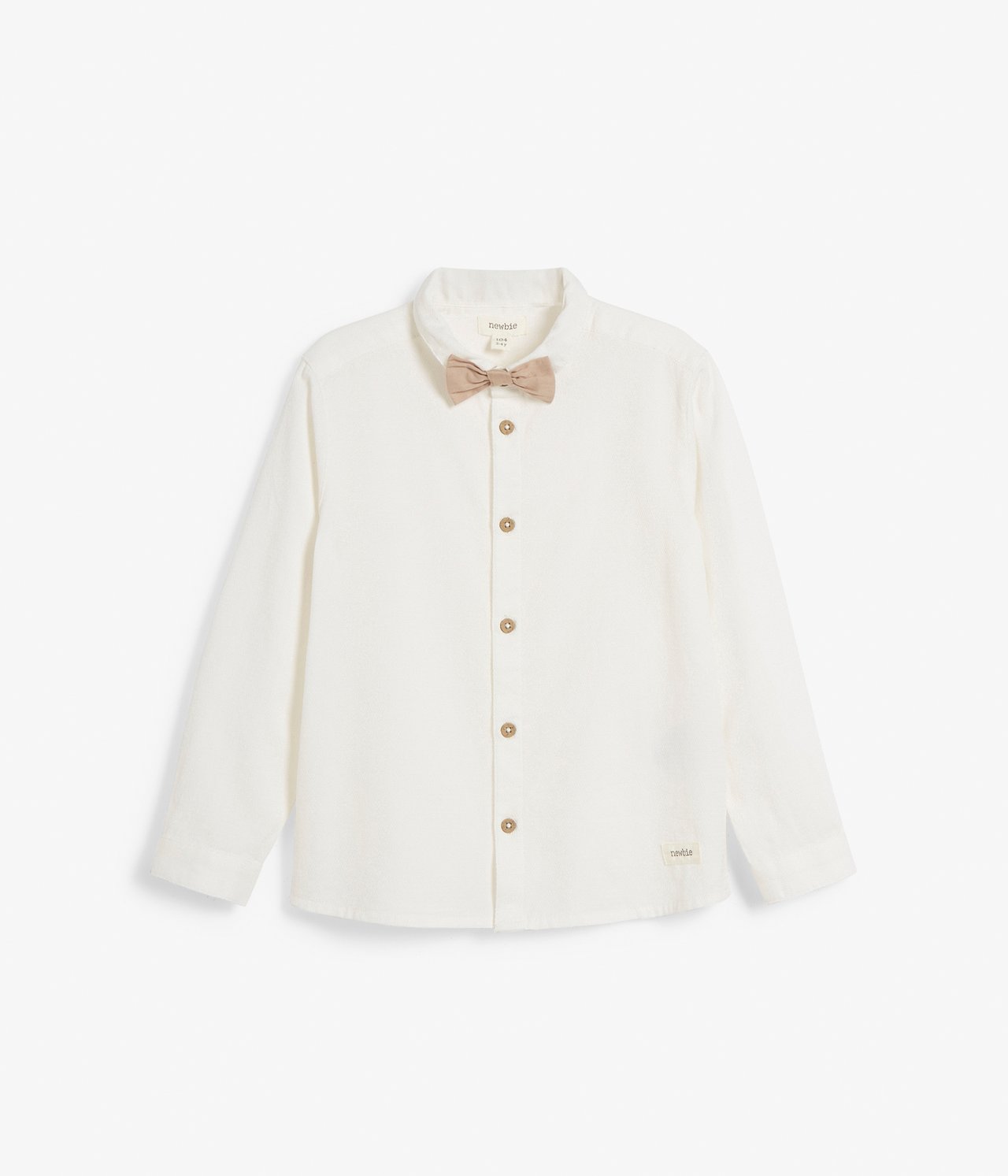 Party shirt with bow - Off-white - 9