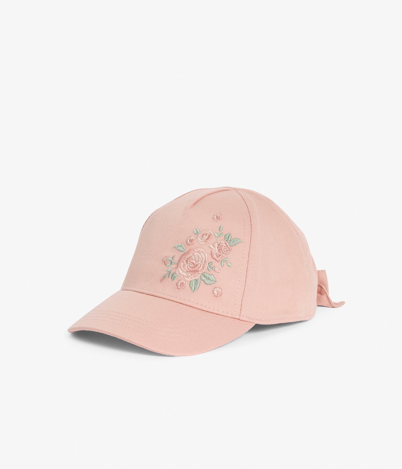 Kappe mit Blumenmuster - Rosa - 1