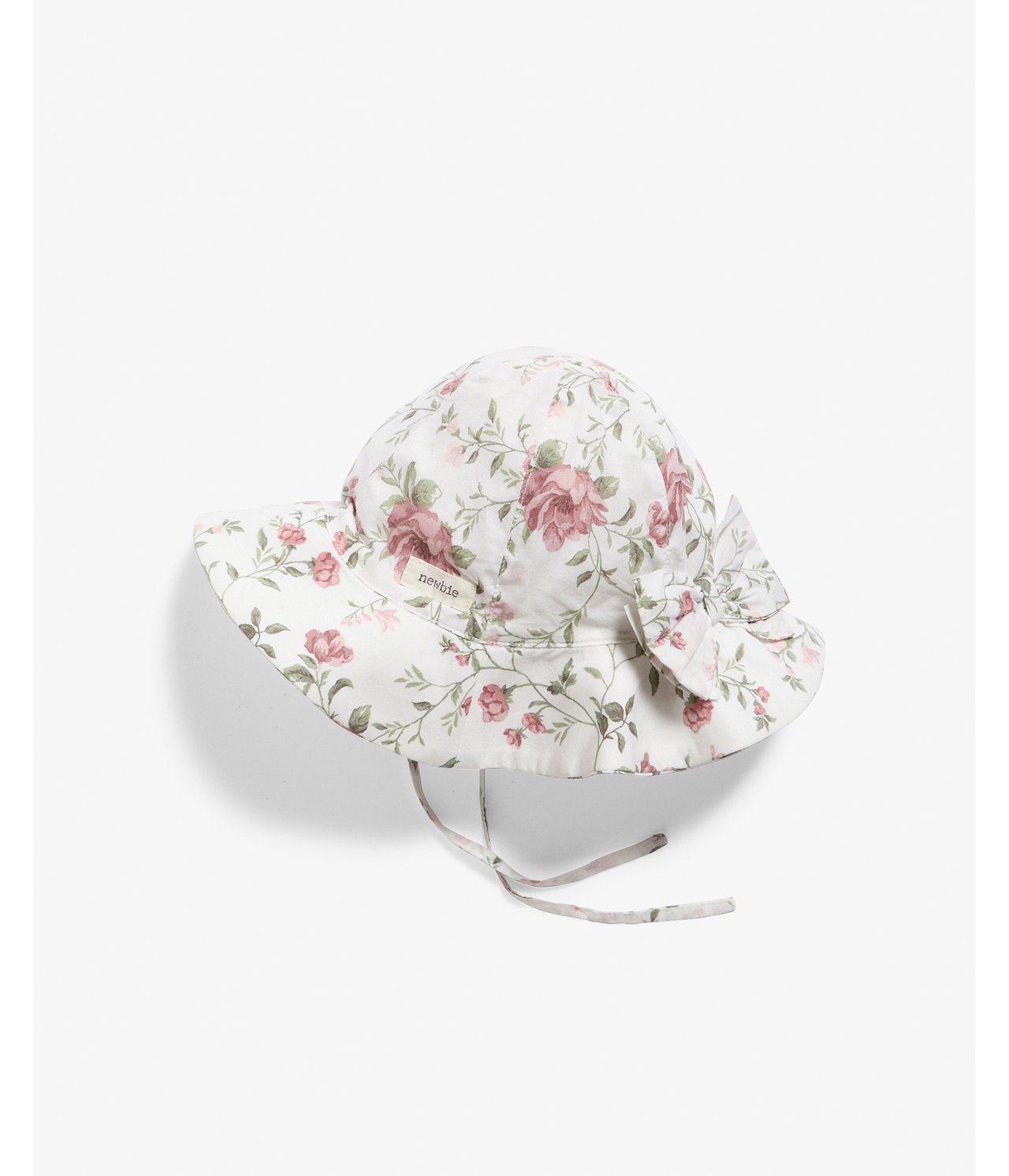 Floral sun hat - Off-white - 1