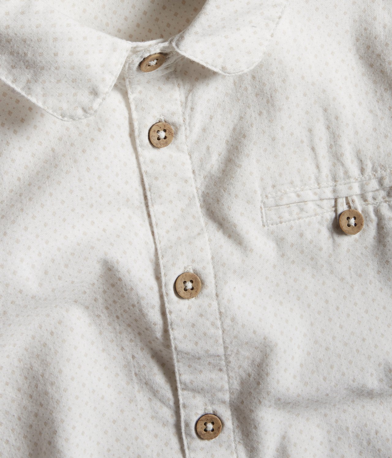 Gemustertes Hemd - Beige - 4