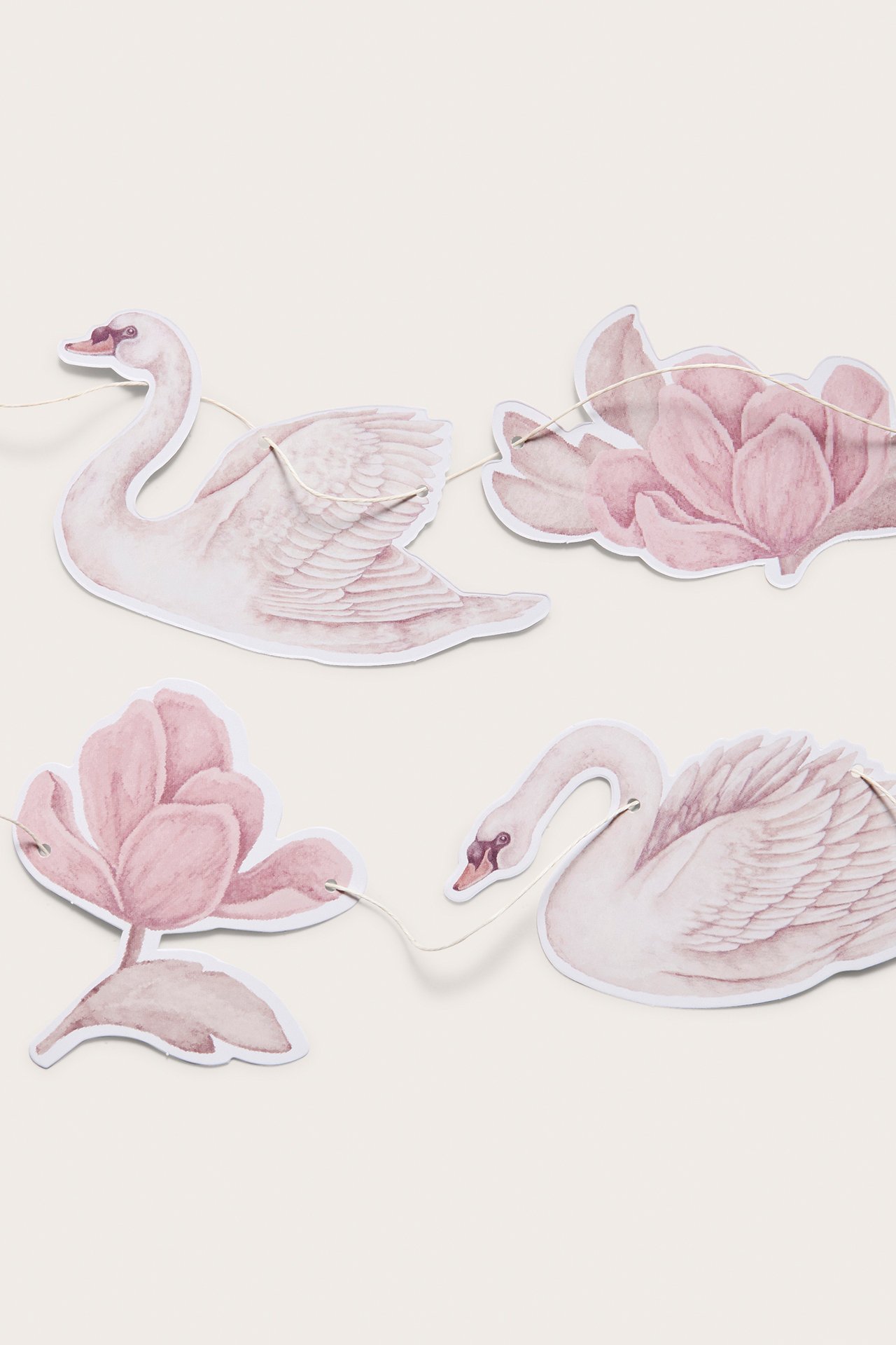 Swan lake garland - Off-white - 2