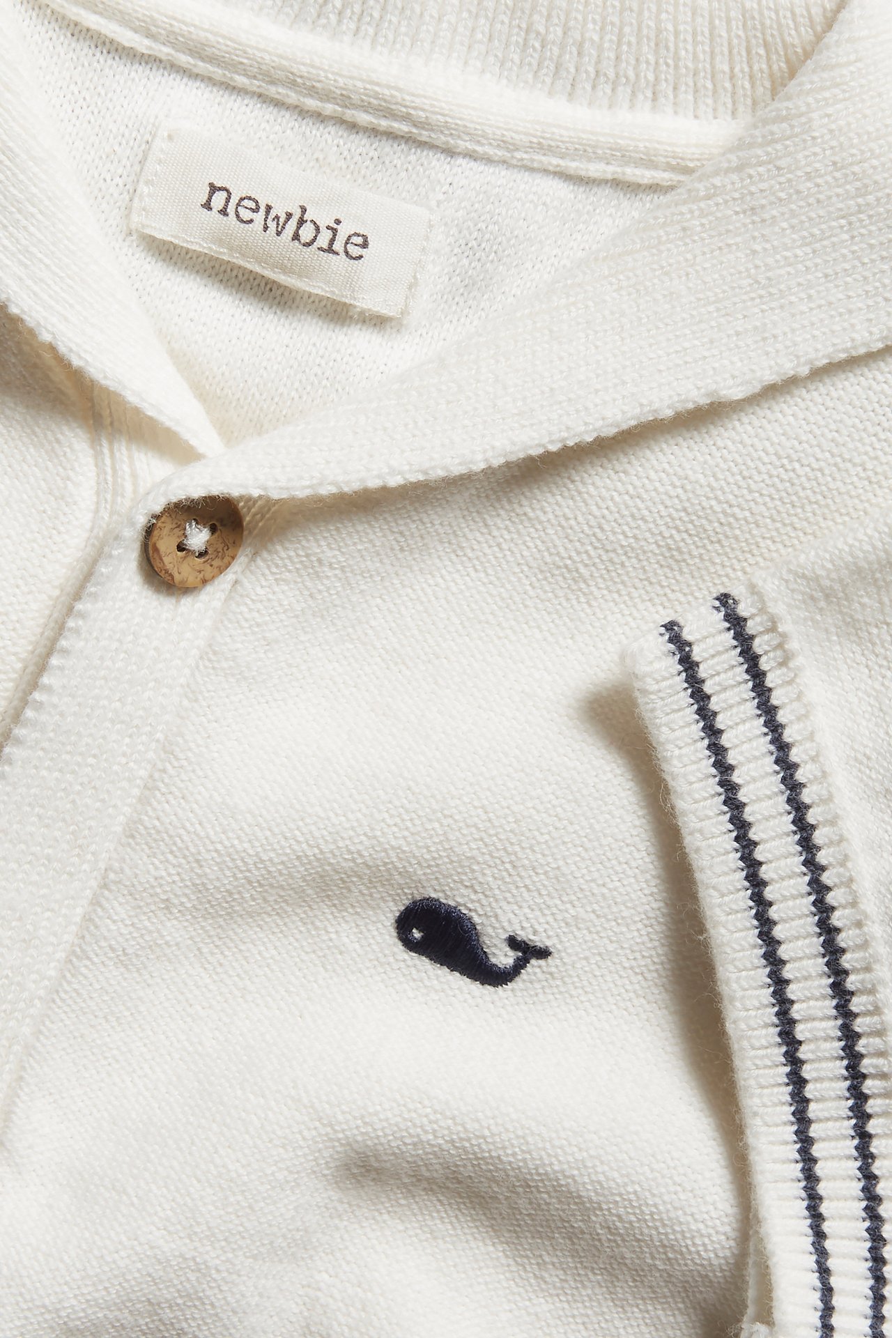Whale Sailor's romper - Off-white - 4