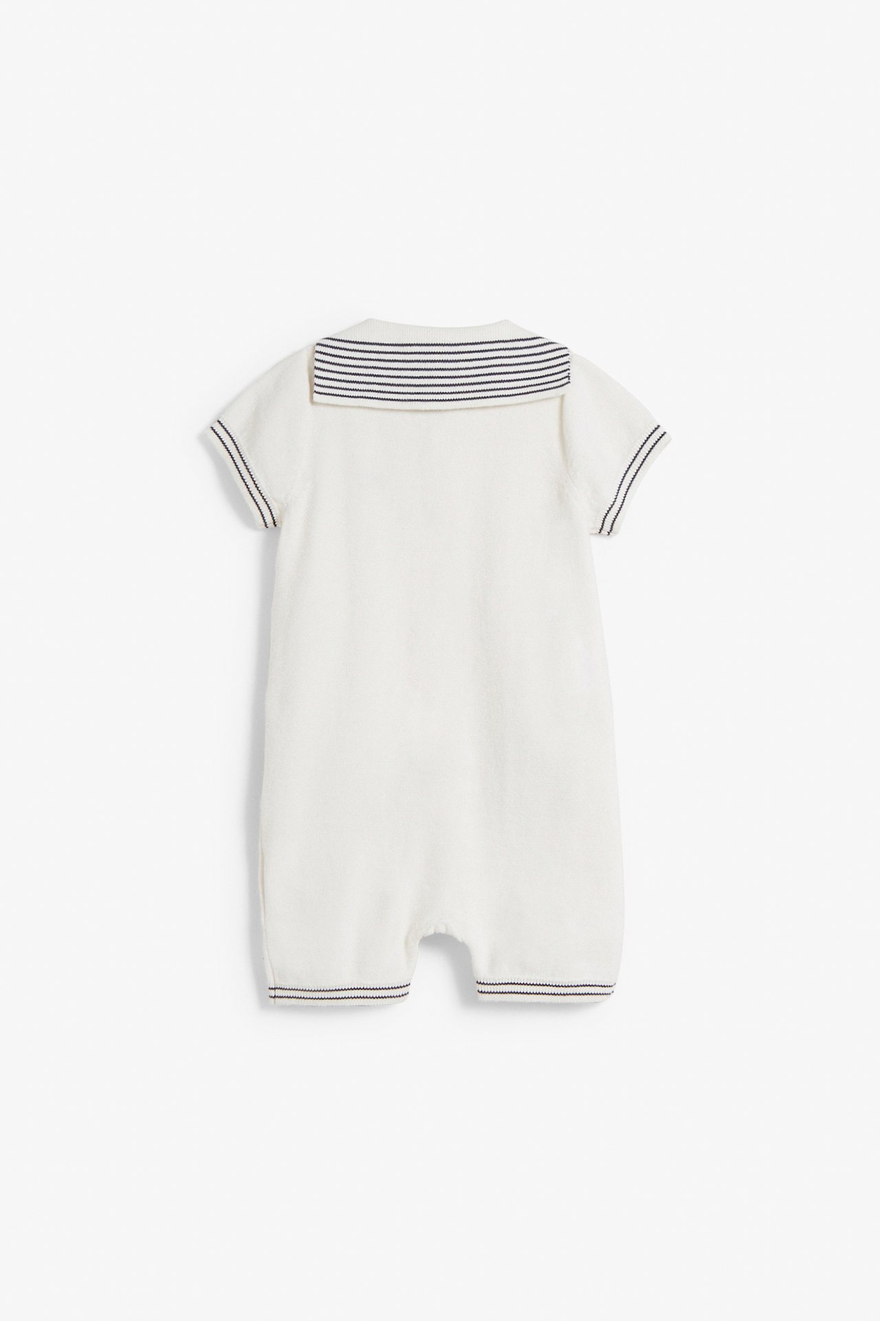 Whale Sailor's romper - Off-white - 6