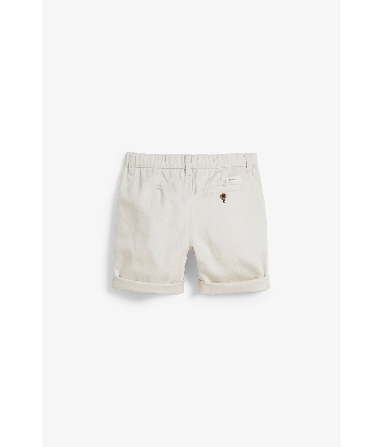 Gewebte Shorts aus Twill - Naturweiß - 4