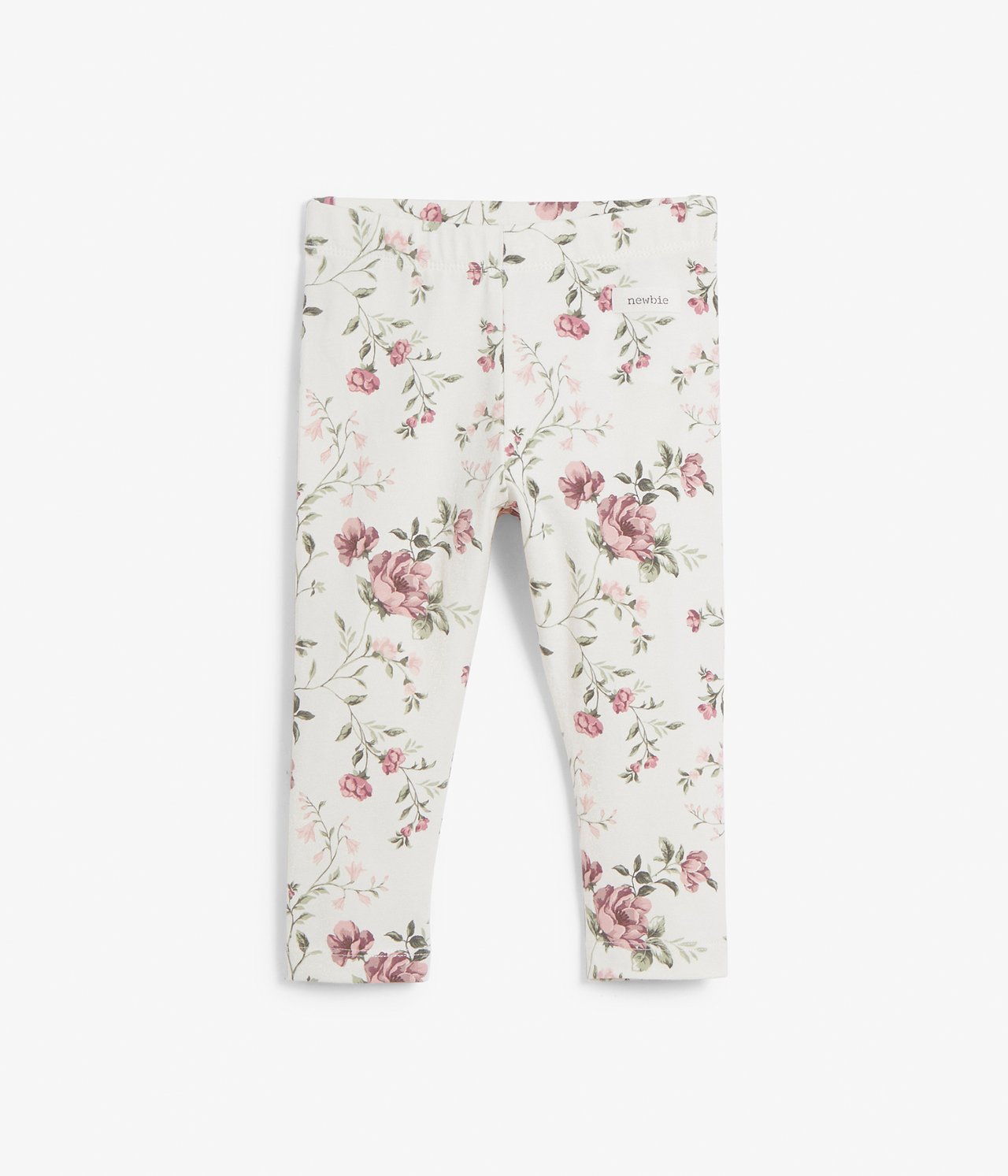 Floral ruffle leggings - Off-white - 3