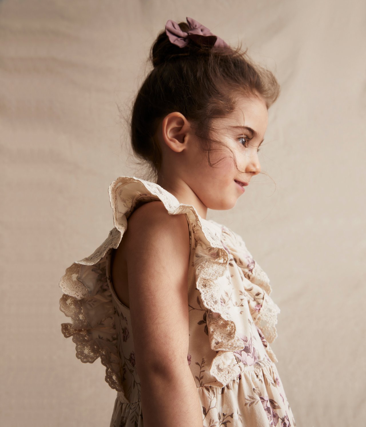 Floral dress - Beige - 3