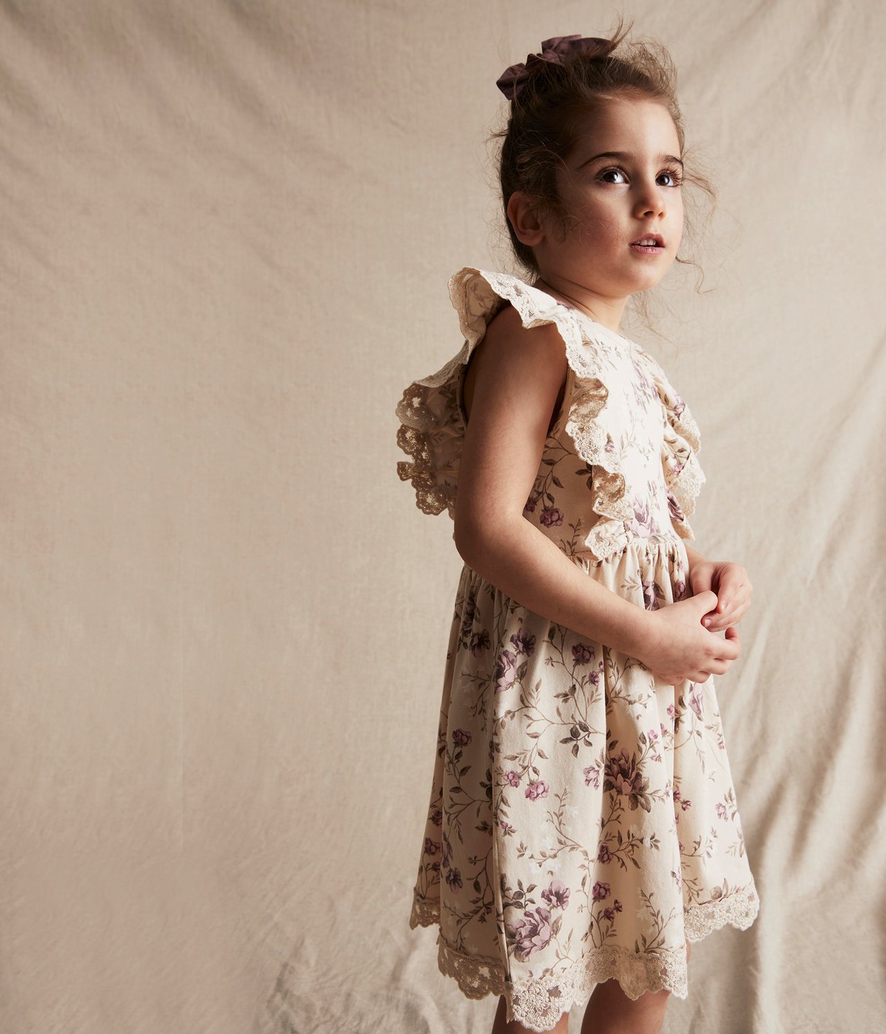 Floral dress - Beige - 4