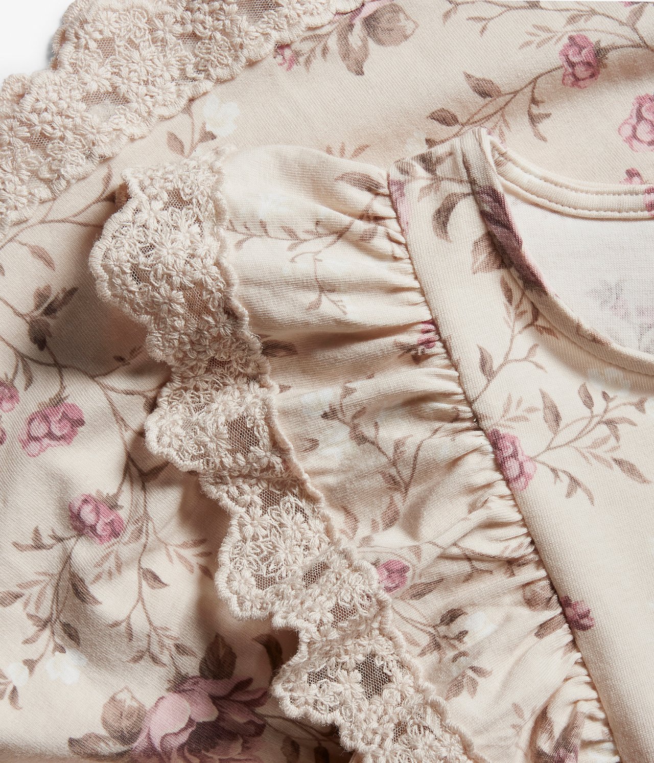 Floral dress - Beige - 7