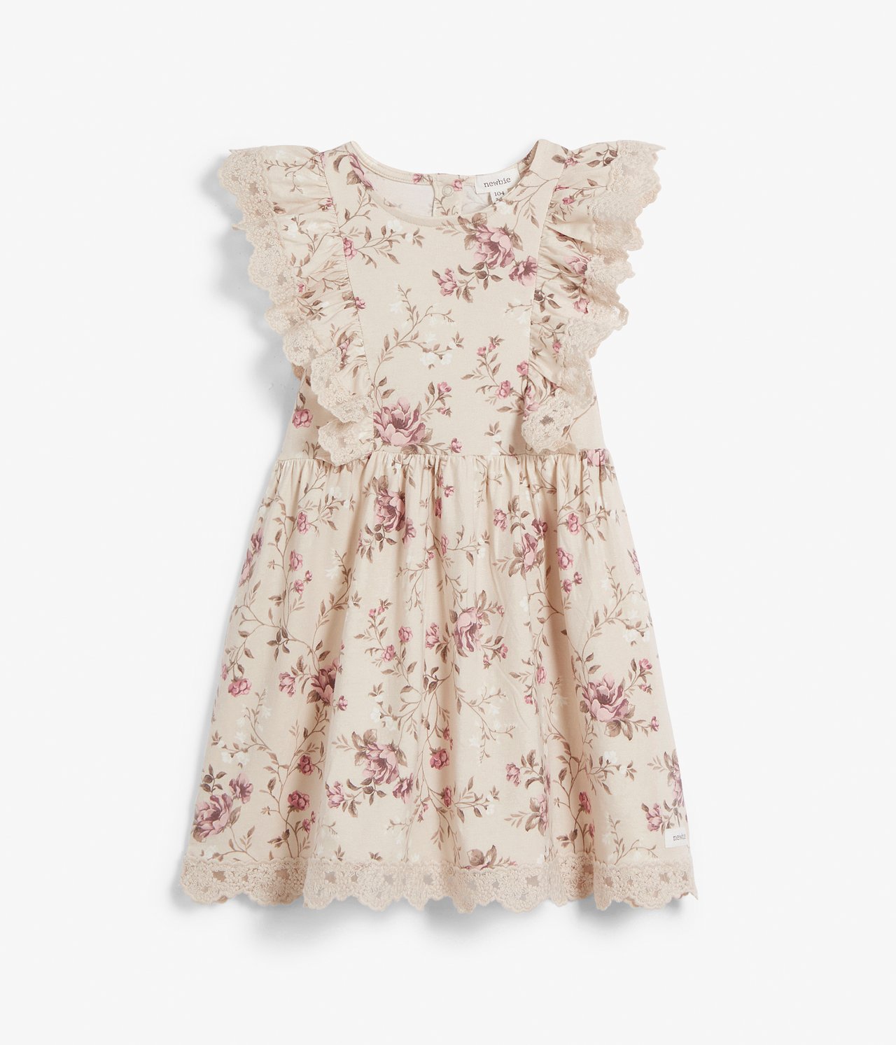 Floral dress - Beige - 8