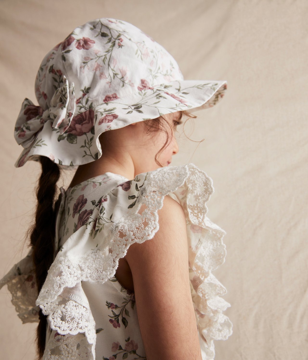 Floral dress - Off-white - 2