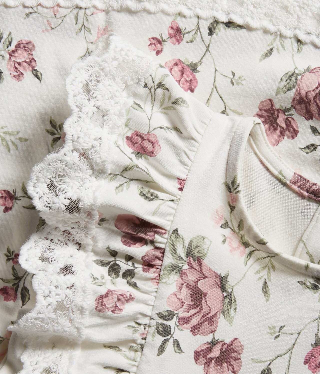 Floral dress - Off-white - 3