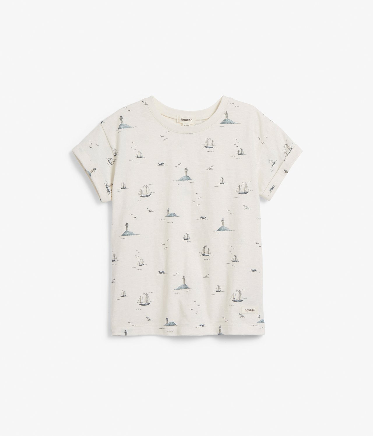 T-Shirt mit Archipel-Print - Naturweiß - 2