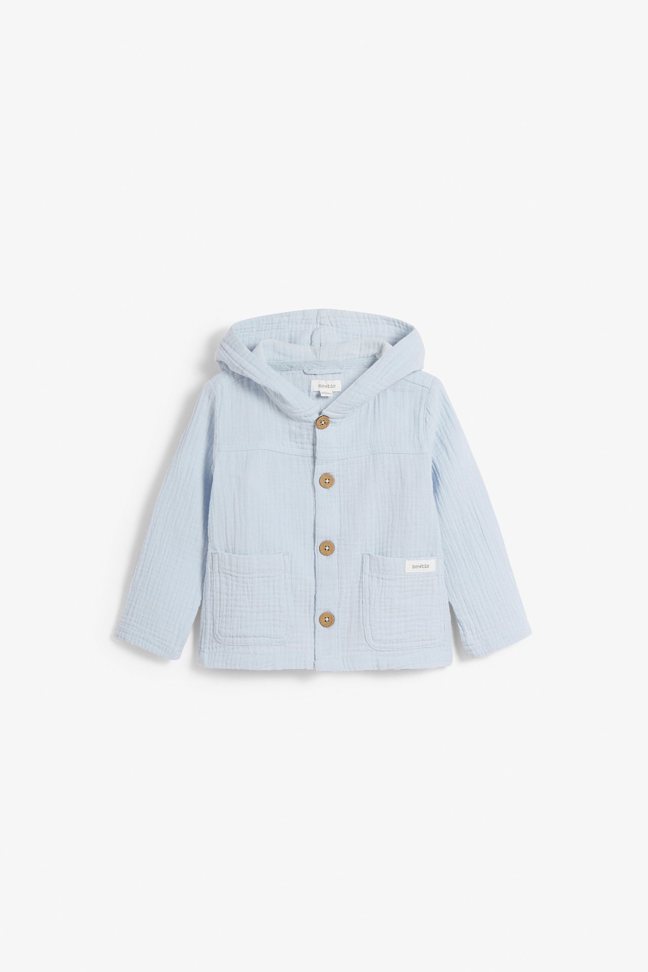 Cotton muslin jacket - Blue - 6
