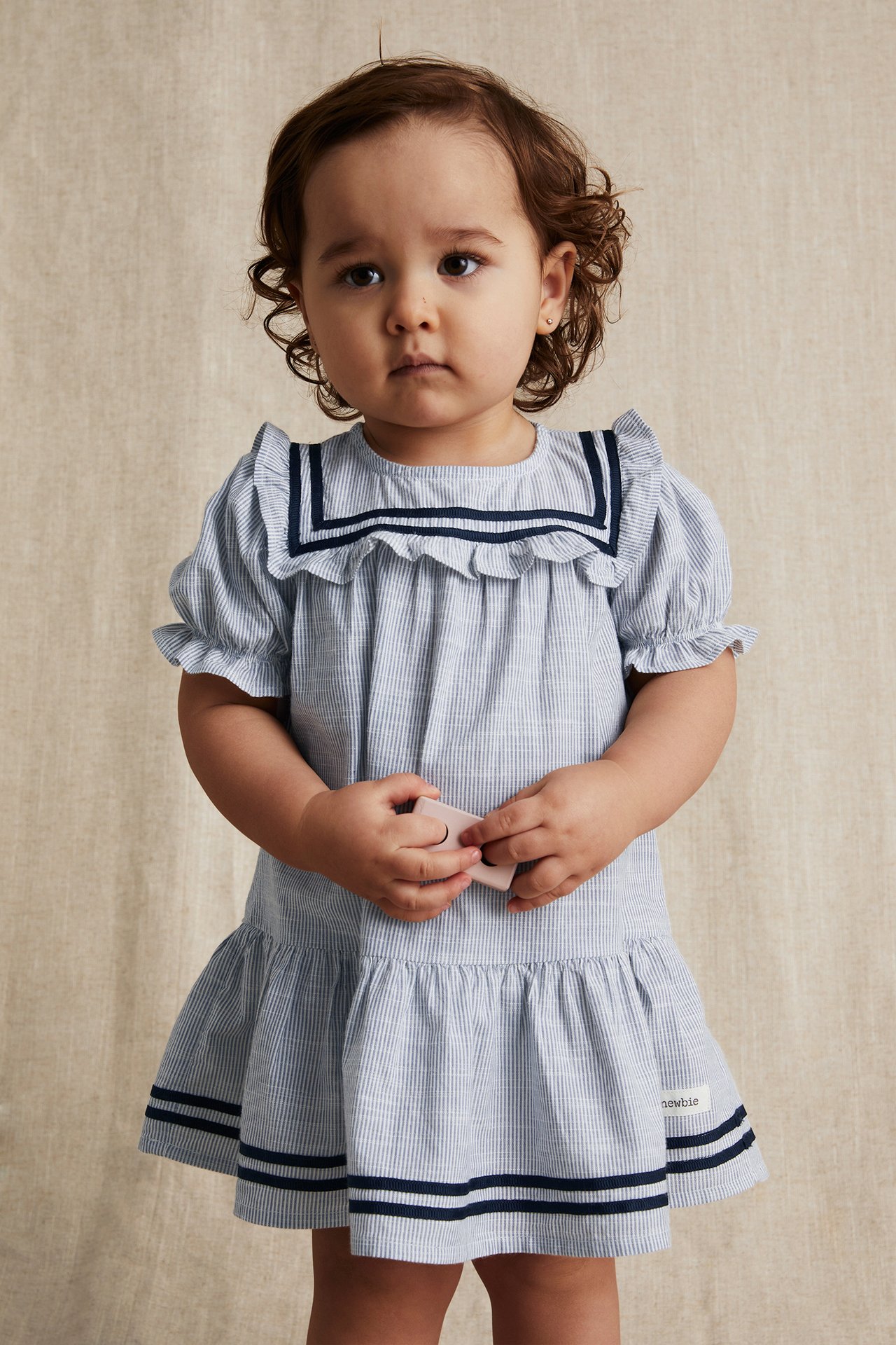Striped Sailor's dress - Blue - 2