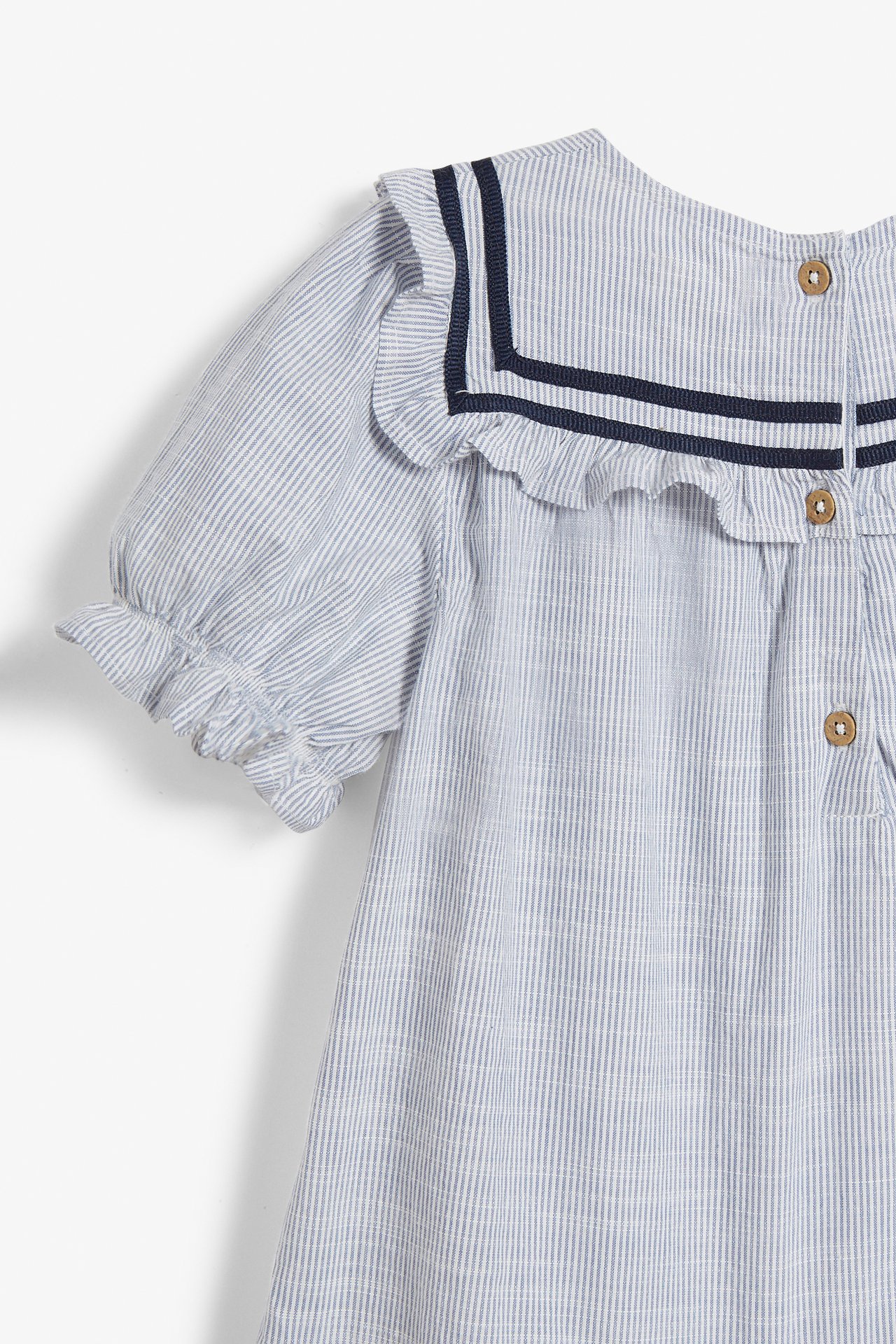 Striped sailor's dress - Blue - 5