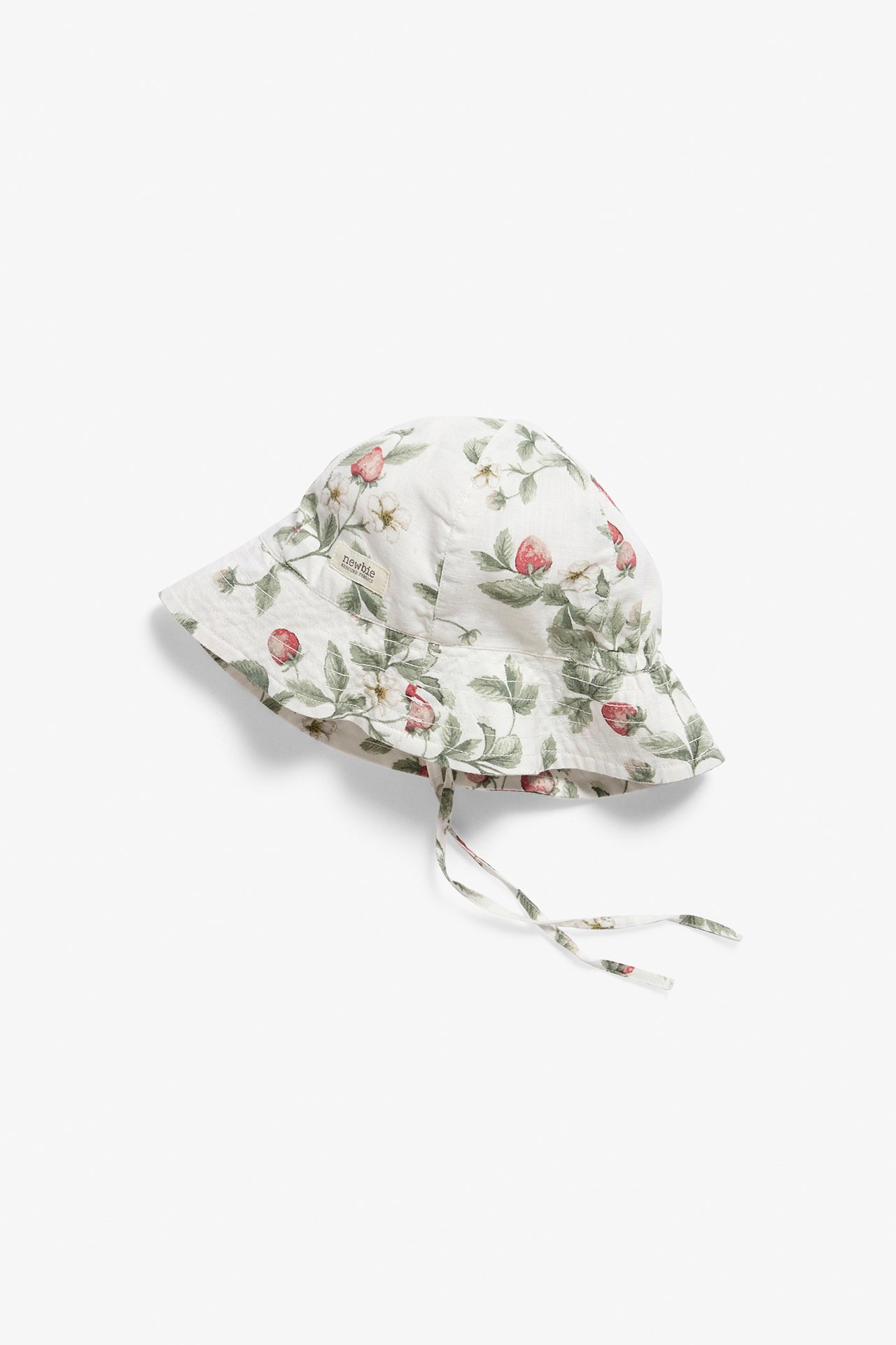 Strawberry patterned sun hat - White - 1
