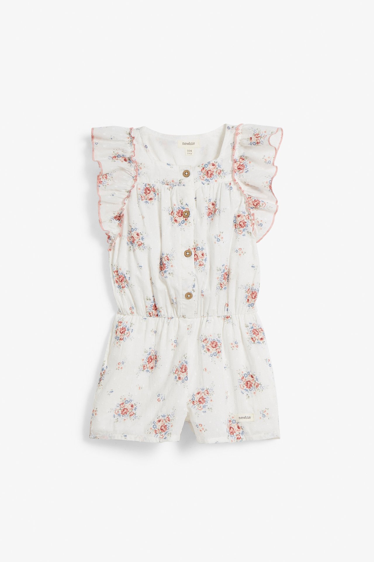 Floral romper - Off-white - 2