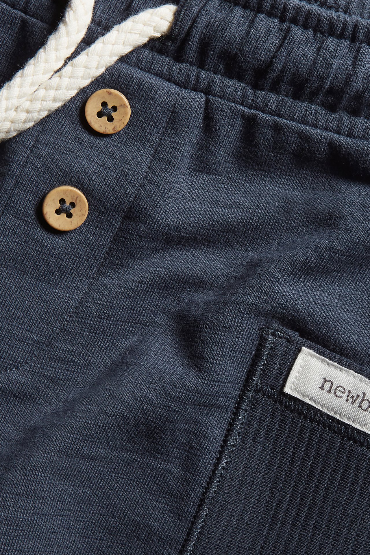 Shorts aus strukturiertem Jersey - Dunkelblau - 1