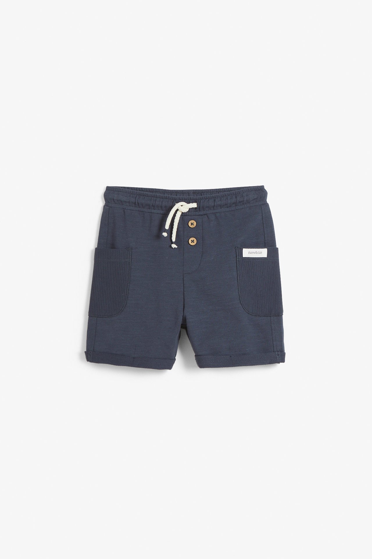 Shorts aus strukturiertem Jersey - Dunkelblau - 2