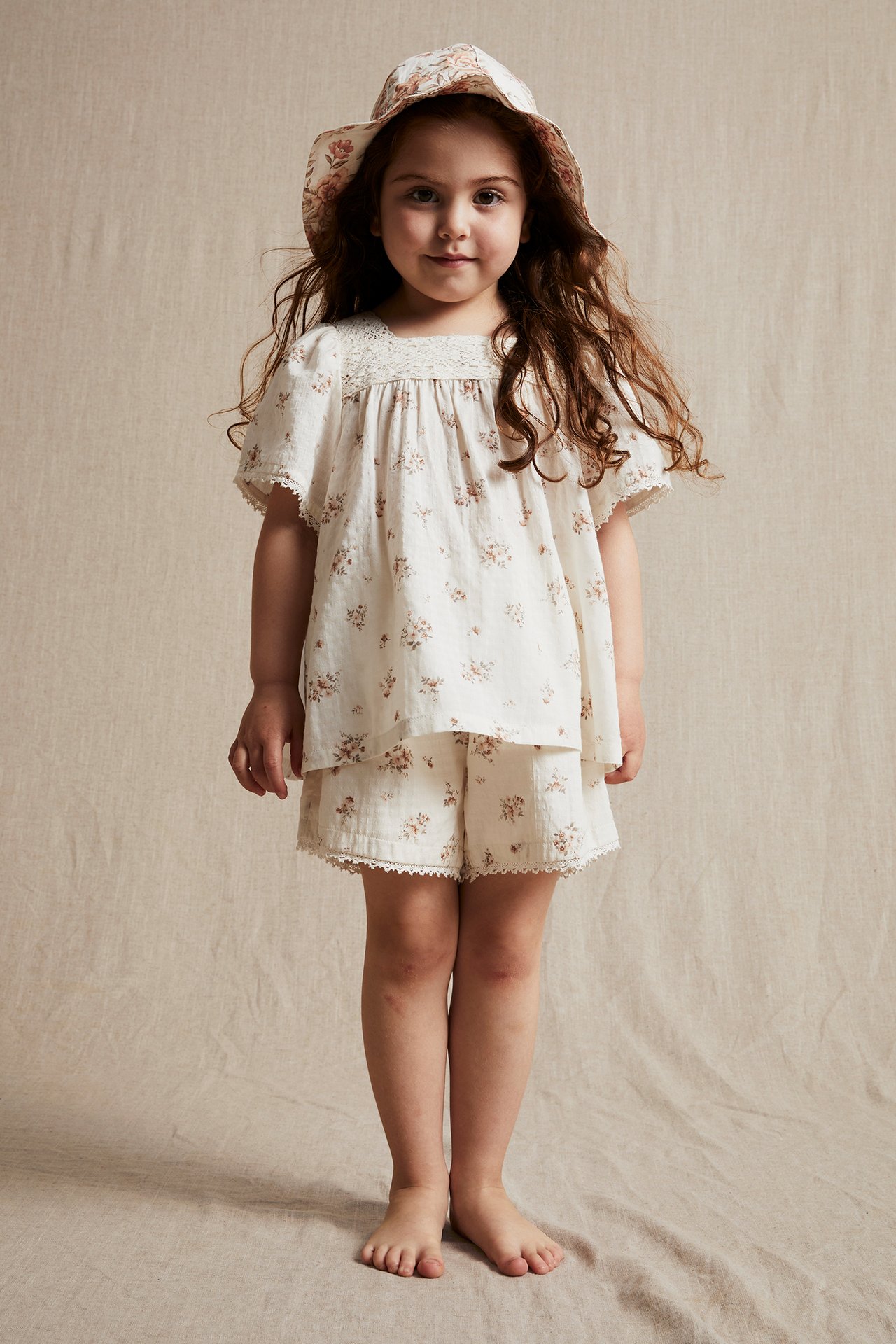 Floral set - Off-white - 2