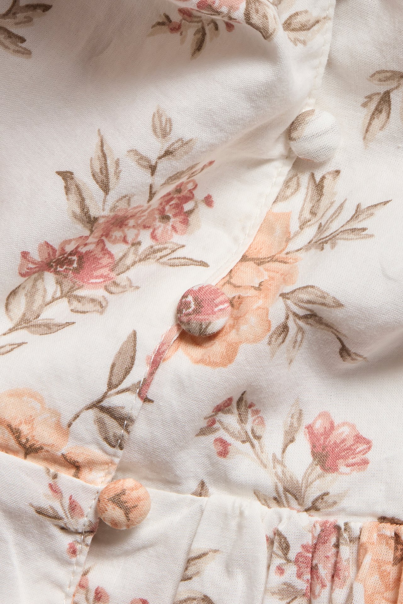 Women's floral dress - Off-white - 6